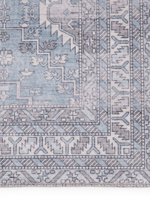 Blu Home Kalesi Rug - Light Blue/gray