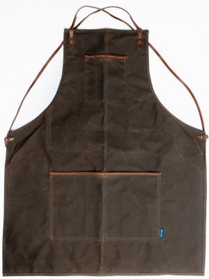 Journeyman Lightweight Cross-back Waxed Canvas Apron