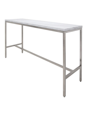 Nuevo Verona Counter Table - White