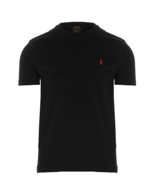 Polo Ralph Lauren Logo Embroidered Crewneck T-shirt