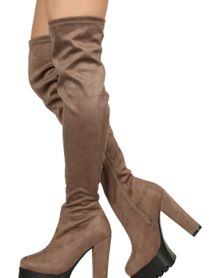 Erin11 Taupe Women's Boot