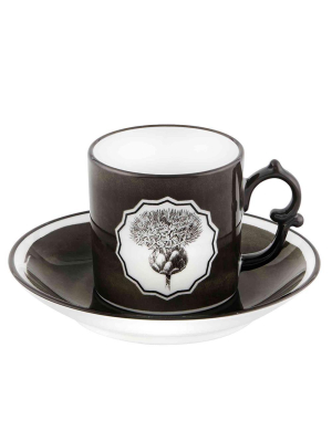 Vista Alegre Christian Lacroix Herbariae Set Of 2 Espresso Cup And Saucer - 2 Available Colors