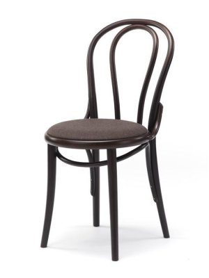 Michael Thonet No 18 Bentwood Chair By Ton (upholstered)