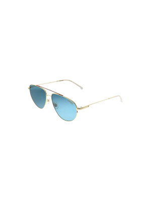 Carrera 2014/t/s J5g Ku Unisex Pilot Sunglasses Gold 56mm