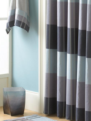 Fairfax Slate Shower Curtain