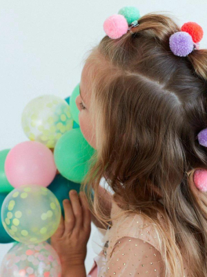 Pompom Unicorn Hair Clips