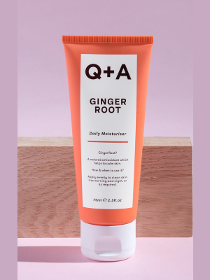 Q+a Ginger Root Daily Moisturiser 75ml