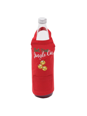 C&f Home Get Your Jingle On Wine Apron