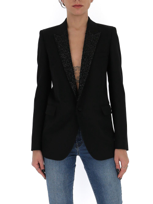 Saint Laurent Sequinned Blazer