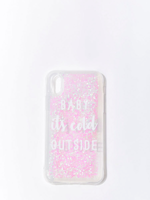 Holiday Glitter Case For Iphone X/xs