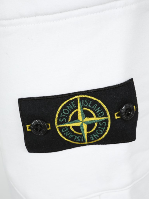 Stone Island Logo Patched Track Pants