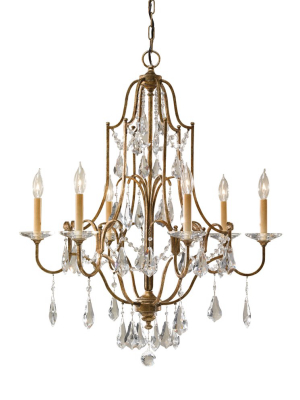 Valentina Collection 6 - Light Single Tier Chandelier