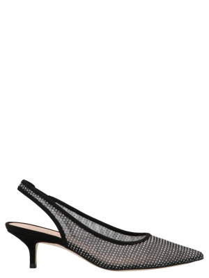 Stuart Weitzman Vea Slingback Kitten Heel Pumps