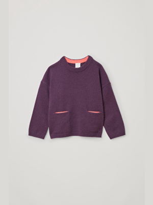 Cashmere Patch Pocket Jumper