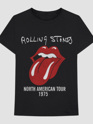 Men's The Rolling Stones Short Sleeve Graphic T-shirt - Black