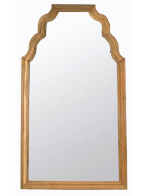 Teak Floor Mirror In Reclaimed Teak