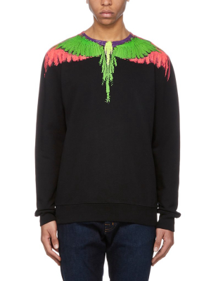 Marcelo Burlon County Of Milan Glitch Wings Sweatshirt