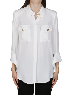 Elisabetta Franchi Flap Pocket Blouse