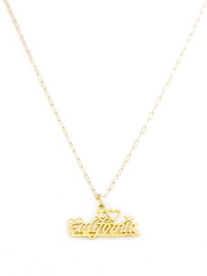 California Charm Necklace