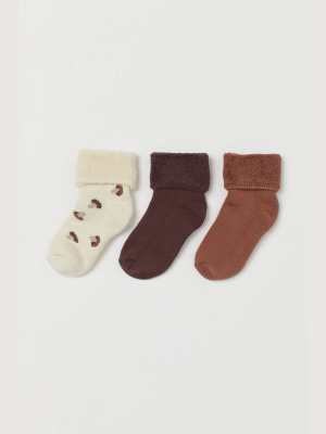 3-pack Terry Socks