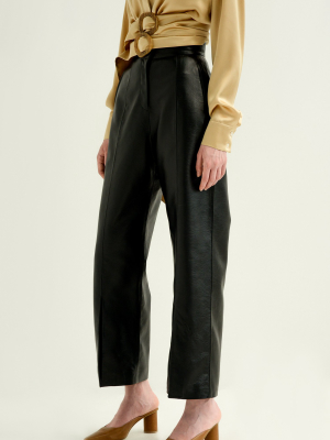 Slit Cropped Pants