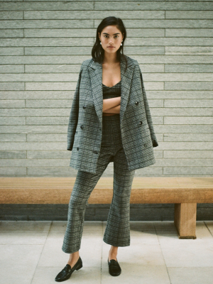 Stili Plaid Car Coat