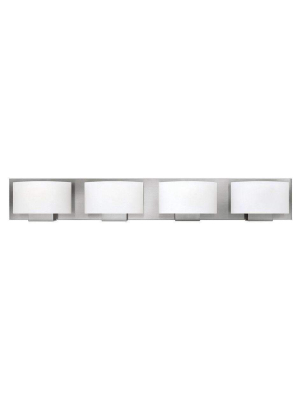 Bath Mila Bath Four Light Brushed Nickel