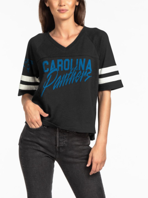 Womens Panthers Vneck Tee