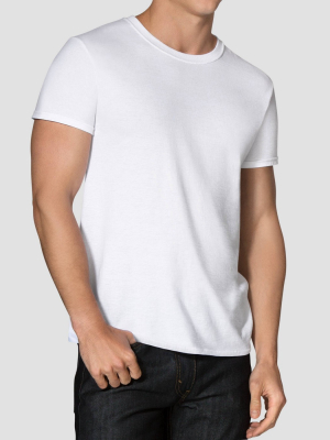 Fruit Of The Loom Men's Crew Neck Undershirt - White