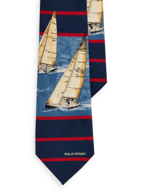 Polo Sport Sailboat Silk Tie