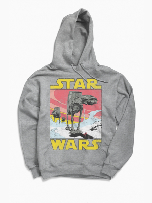 Star Wars At-at Sunset Hoodie Sweatshirt