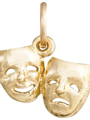 Theater Masks Mini Charm