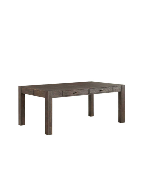 "42 X 72" Salem Dining Table Brushed Cocoa - Intercon