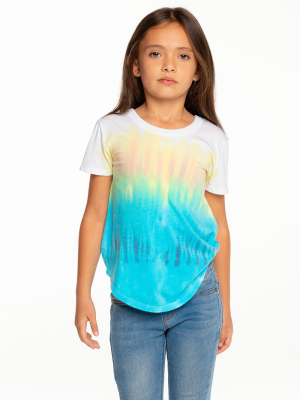 Girls Recycled Vintage Jersey Short Sleeve Scoop Back Shirt