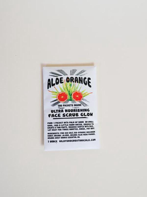 Aloe Orange Face Scrub Glow