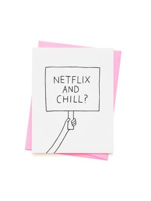 Netflix And Chill – Card