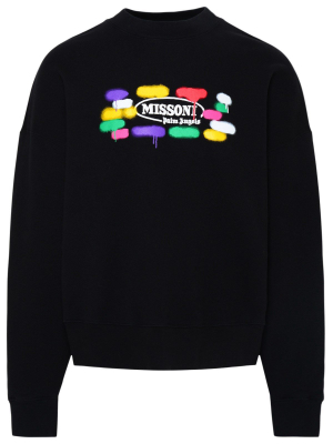 Palm Angels X Missoni Sport Logo Printed Crewneck Sweatshirt