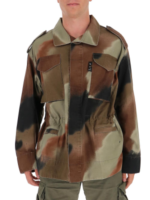 Off-white Arrow Camouflage Shirt Jacket