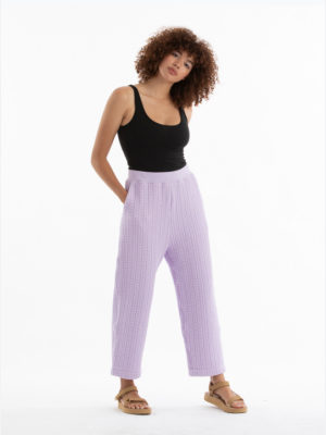 Lilac Quilted Pants