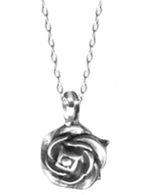 Tiny Rose Necklace