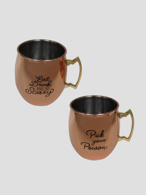 2pc Copper Mugs - Bullseye's Playground™