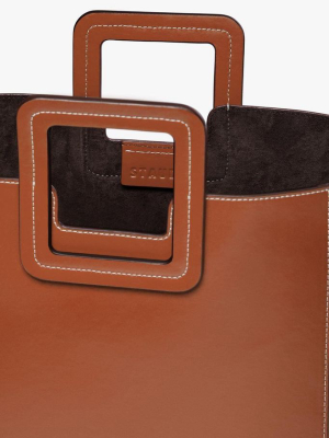 Shirley Leather Bag | Saddle