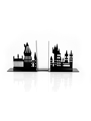 Seven20 Harry Potter Hogwarts Castle Metal Bookends | Glow In The Dark Castle Design