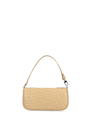 By Far Rachel Embossed Shoulder Bag