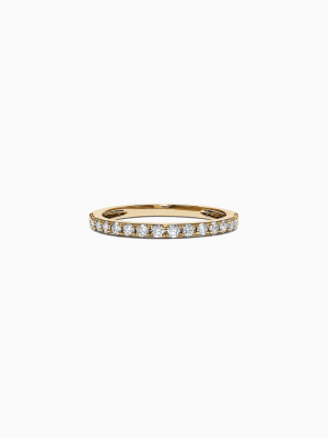 Effy D'oro 14k Yellow Gold Diamond Band Ring, 0.34 Tcw