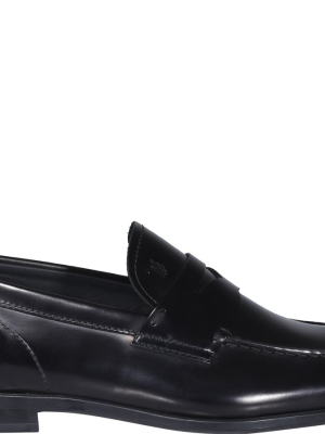 Tod's Logo Detailed Slip-on Loafers