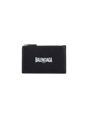 Balenciaga Logo Print Card Holder