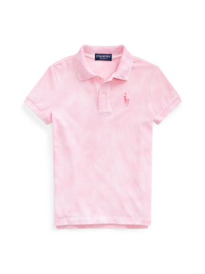 Pink Pony Tie-dye Mesh Polo