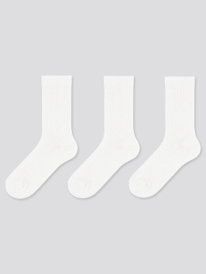 Women Ribbed Socks (3 Pairs)