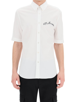 Alexander Mcqueen Logo Short-sleeve Shirt